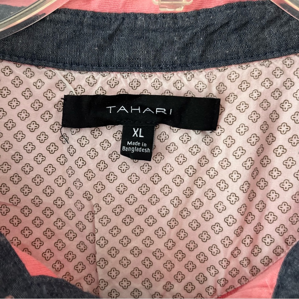 Men's Tahari Polo Shirt XL - Picture 3 of 5